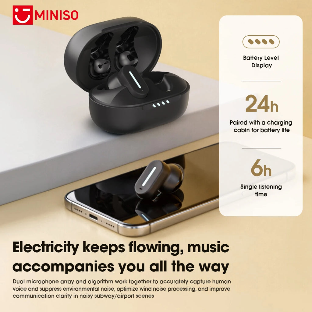 MINISO MS132 – Auriculares Bluetooth 50H