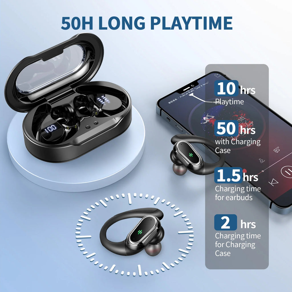 Auriculares Bluetooth 5.3 ENC · 50H