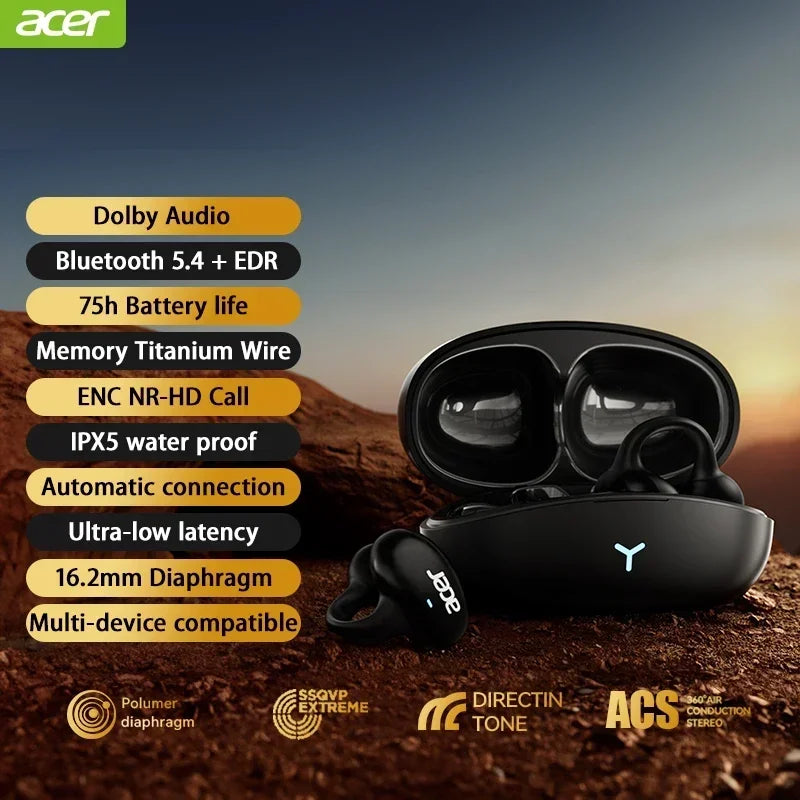 Auriculares de Clip Acer OHR206 con sonido Dolby
