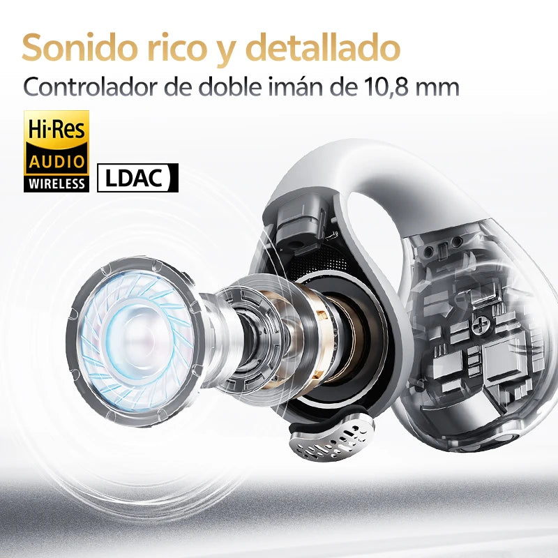 auriculares de clip QCY Crossky c30s ( Bateria 40h)
