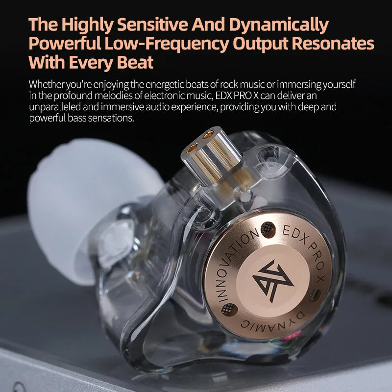 KZ EDX Pro X – Auriculares HIFI In-Ear