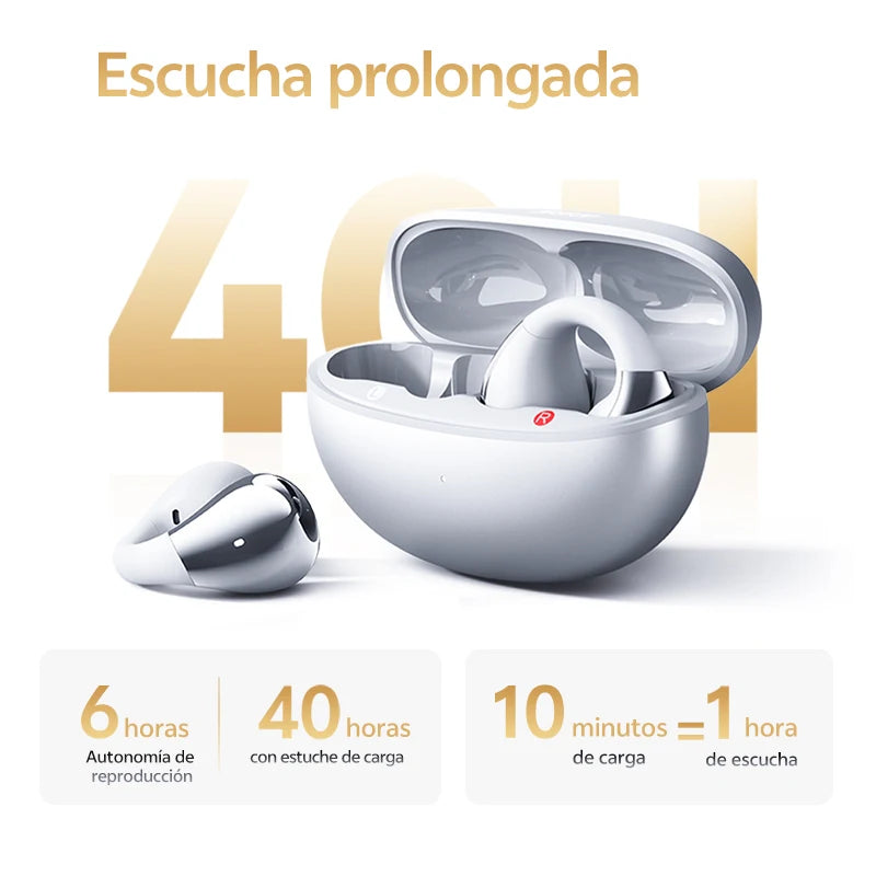 auriculares de clip QCY Crossky c30s ( Bateria 40h)