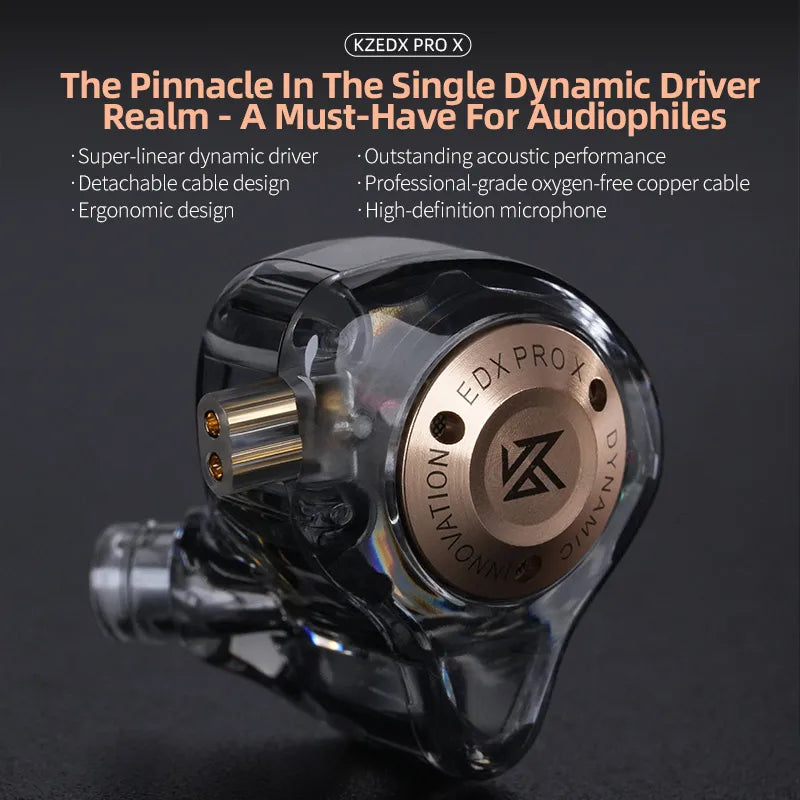 KZ EDX Pro X – Auriculares HIFI In-Ear