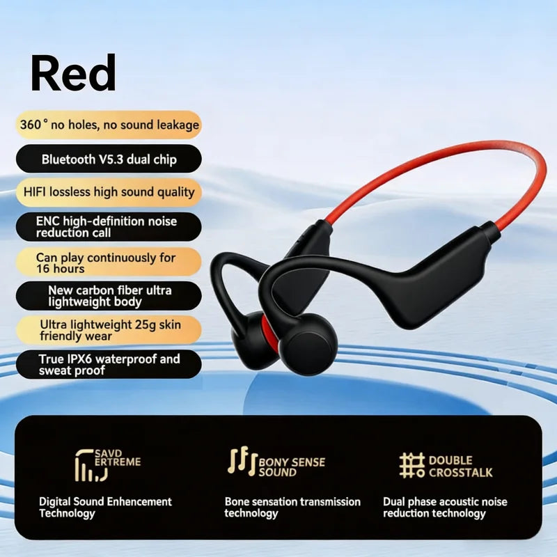 Auriculares Conducción Ósea IPX8 MP3 32GB