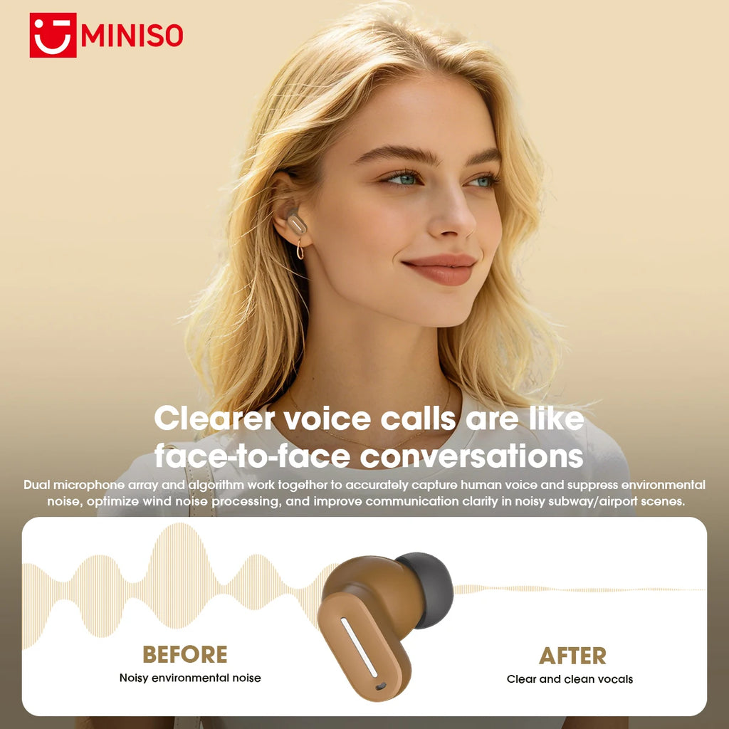 MINISO MS132 – Auriculares Bluetooth 50H