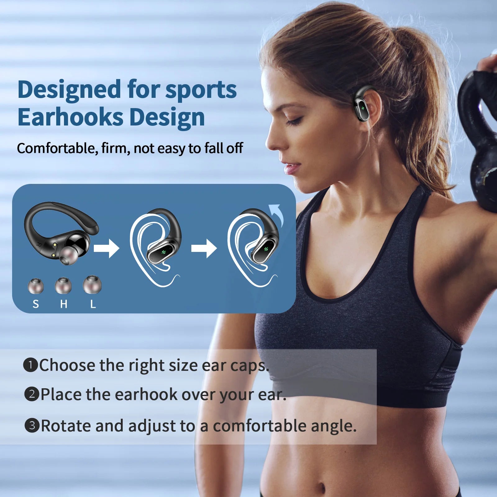 Auriculares Bluetooth 5.3 ENC · 50H