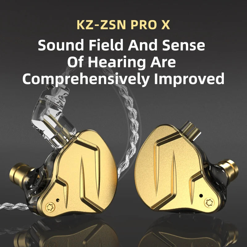 Auriculares  HIFI Hibridos KZ ZSN Pro x (Alta Fidelidad)