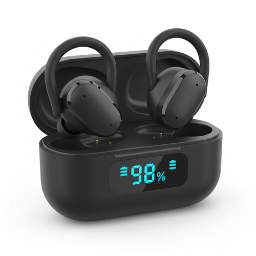 Auriculares TWS Bluetooth 5.3 ENC 50H fondo blanco